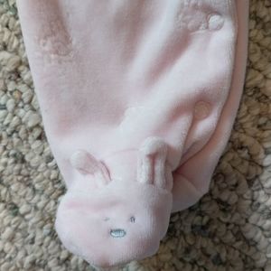 Absorba super soft pink baby onesie in 3-6 mos